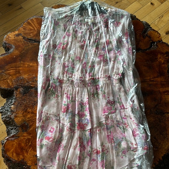 NWT Love Shack Fancy Popover Shimmering Springs Dress M - Picture 11 of 11